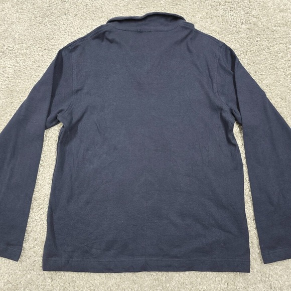 Vintage Aeropostale Shirt Mens Large Blue Long Sleeve Pullover Collar Cotton Y2K - Picture 7 of 11